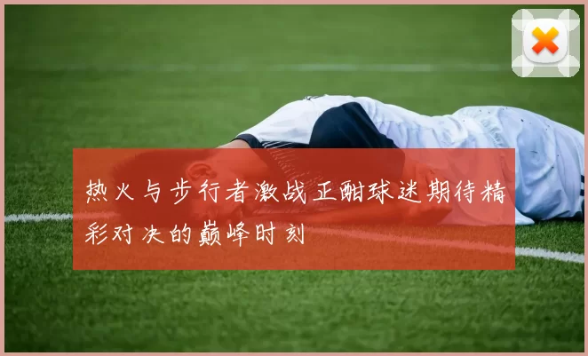 热火与步行者激战正酣球迷期待精彩对决的巅峰时刻