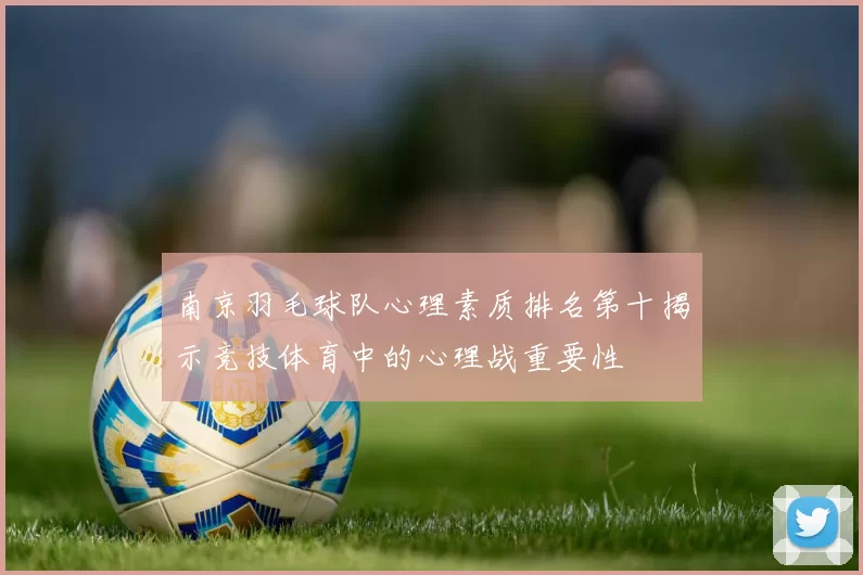 南京羽毛球队心理素质排名第十揭示竞技体育中的心理战重要性