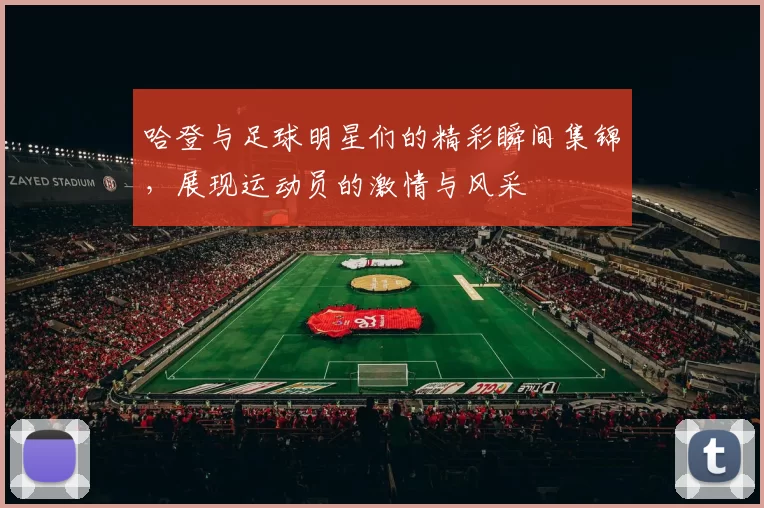 哈登与足球明星们的精彩瞬间集锦，展现运动员的激情与风采